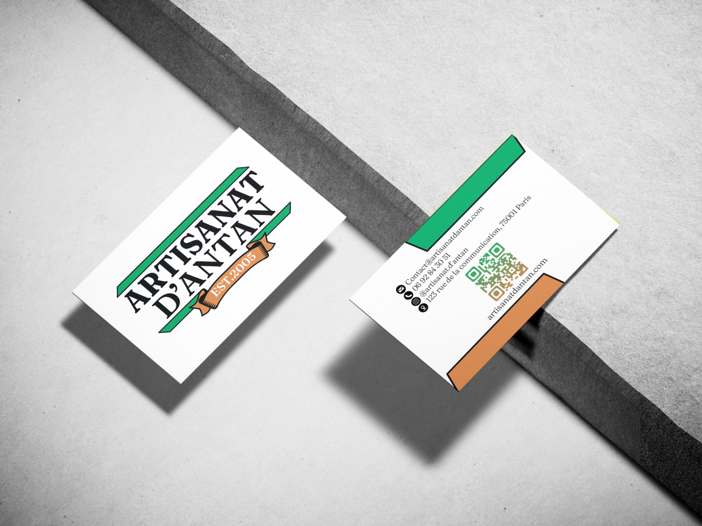 Conception graphique carte de visite
