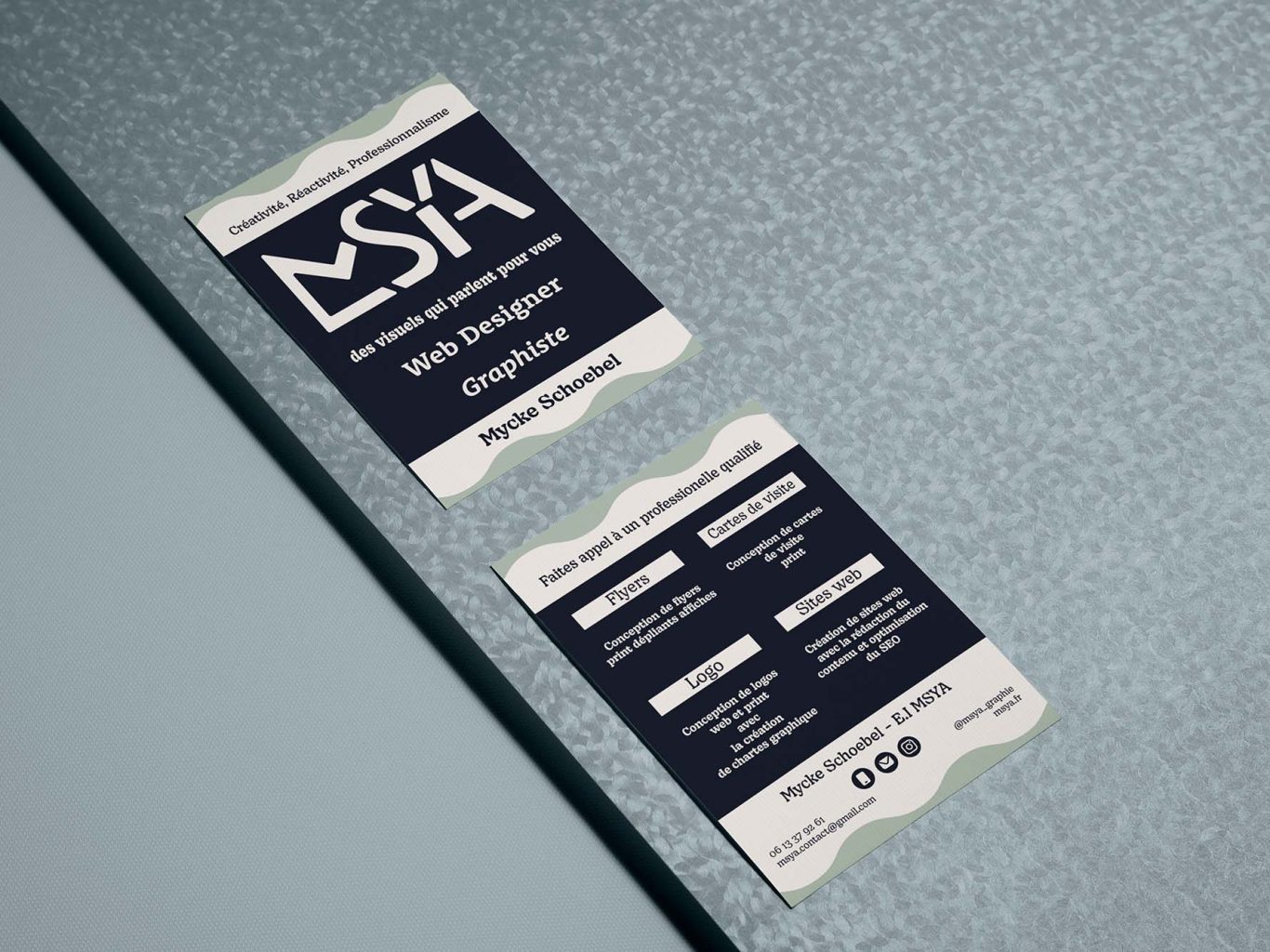 Conception graphique MSYA de flyers